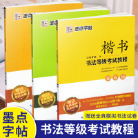 行书 楷书硬笔书法等级考试教程 描临版楷书向行书过度教材图解钢笔画步骤技法 荆霄鹏书法12345级通关攻略成人书法练