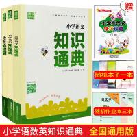 通城学典 小学语文数学英语知识通典全国版(全3册)语文数学英语通用版小升初 随机赠锦囊1本和本子1本和薄本3本