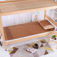 小可怜 (低价冲量)夏季凉席90厘米学生宿舍上下铺单人床0.9m可折叠藤席