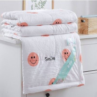 夏凉被冬被纯棉空调礼品被子被春秋被致臻水星家纺全棉夏被