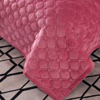 水晶绒毛毯床单ab版保暖纯色床盖法兰绒加厚绒毯单双人床冬季加厚