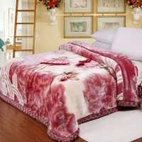 双层加厚拉舍尔毛毯冬季婚庆盖毯绒毯子单双人空调毯秋冬被子