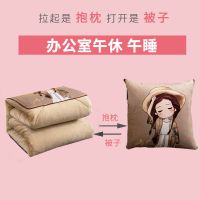 抱枕被子两用办公室加厚冬季绒午睡午休被沙发汽车靠垫靠枕头