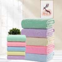加厚洗脸柔软毛巾儿童成人擦脸干发巾家庭实惠装