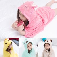 儿童浴巾斗篷宝宝带帽初新生婴儿连帽浴袍绒纯棉柔软吸水