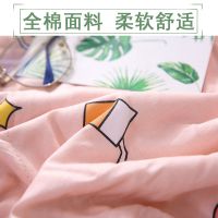 纯棉里外全棉可水洗空调被夏凉被芯儿童单双人棉花薄被子