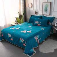 法兰绒毛毛加厚床单速暖保暖绒毛毯盖毯单双人四季毯子空调毯