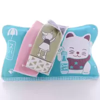 纯棉枕巾柔软亲肤40*60cm儿童宝宝小枕巾 全棉加厚中小号枕头专用