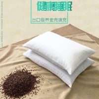 全荞麦枕头夏天凉枕荞麦皮纯棉枕芯单人乔麦家用颈椎枕成人5斤装