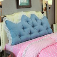 实木床头板靠垫防撞软包床头枕宿舍靠枕床上大靠背绑带固定可拆洗