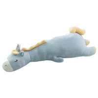 独角兽公仔夹腿抱枕长条枕懒人床上陪你睡觉专用女孩软毛绒玩具