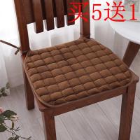 定做冬季纯色毛绒餐桌椅垫防滑椅子垫餐椅垫坐垫办公垫学生凳子垫
