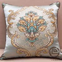 现代新欧式提花沙发抱枕床头靠垫客厅办公室卧室软包靠背垫车靠枕