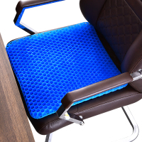 夏季办公室坐垫透气冰凉椅垫久坐软垫子学生汽车座垫屁股凝胶蜂窝