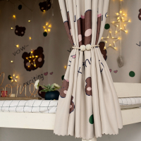 学生宿舍床帘上铺物理遮光帘寝室神器下铺加厚窗帘少女心可爱床幔