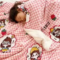 毛毯被子双层加厚绒床单单人宿舍学生毯子夏季薄款秋天冬季