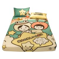 全棉大版可爱卡通单件儿童床笠1.2米1.8m床单双人纯棉床垫罩