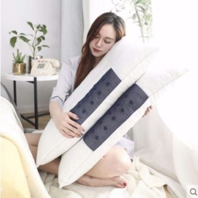 学生枕头中生枕芯磁疗保健枕一只单人护颈椎枕枕头芯套装