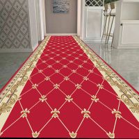 欧式走廊地毯楼梯门厅玄关进门入户过道防滑垫可裁剪定制