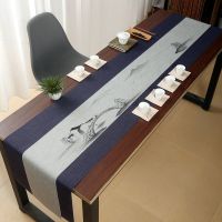 手绘茶席防水茶席麻布茶布茶台桌旗中式禅意茶盘垫现代简约茶旗