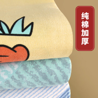 纯棉老粗布加厚床单单件卡通三件套不易皱大炕单全棉麻1.5米2.0m8
