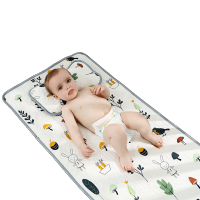 婴儿乳胶凉席垫夏季宝宝冰丝小席子幼儿园午睡专用新生儿童床透气