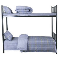 大中学生宿舍三件套单人床上用品被褥床单全套装六件纯棉全棉被子