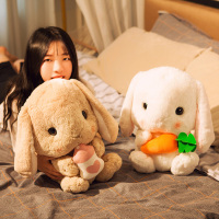 兔子毛绒玩具娃娃女孩可爱小号流氓兔床上睡觉抱枕玩偶小兔子公仔