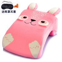 夏季可拆洗卡通冰丝午睡枕记忆棉趴睡枕小学生午休靠枕抱枕趴趴枕