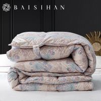 白鹅绒被冬被冬季加厚保暖单双人酒店被芯春秋档羽绒被子