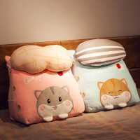 床上三角枕头靠垫床头靠枕靠背抱枕卧室单人宿舍靠背垫学生可拆洗