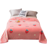 牛奶绒毛毯办公室午睡毯空调毯子夏季薄款沙发小绒毯子