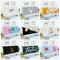 毛绒布艺床头套罩软包床头靠板套床头罩全包床头靠背罩防尘保护套