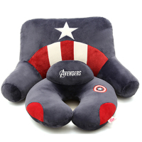 卡通u型枕头腰枕靠枕套餐办公室枕头护颈枕沙发靠垫午睡神器