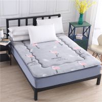 网红法兰绒家用150cm软垫加厚1.8米床褥子可折叠榻榻米床垫被防潮