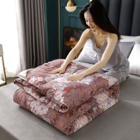 羽绒被95白鹅绒被春秋被学生宿舍被芯单双人加厚保暖10斤冬季被子