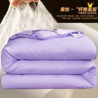 蚕丝被桑蚕丝春秋被空调被加厚保暖冬被子母被婚庆被子