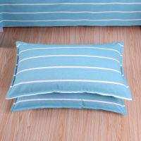 特价老粗布枕套加厚学生单人枕头套枕皮48x74cm一对