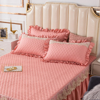 床裙炕单单面裙被套单件加厚防滑大炕裙罩床罩式裙摆床套