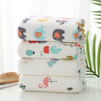 婴儿童纯棉纱布浴巾童被a类卡通儿童毛巾被宝宝抱被包被盖毯