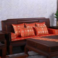 可拆洗高弹防滑红木中式海绵沙发坐垫四季实木椅垫无靠背加厚