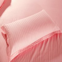 全棉枕套纯色全棉枕头套宾馆酒店旅店枕套一对装