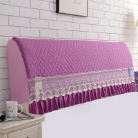 全包床头罩床头套防尘罩夹棉加厚欧式实木保护套软床头靠垫