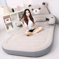 充气床双人家用气垫床卡通充气懒人床龙猫床榻榻米加厚气垫折叠床