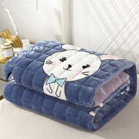 法兰绒床垫家用睡垫褥子床褥垫毛毯1.5米双人1.8学生宿舍单人