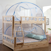 子母床蚊帐1.5米1.2m学生宿舍上下铺有底免安装蒙古包蚊帐0.9m1米