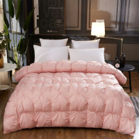 羽绒被白鹅绒被冬季被芯8/10斤双人保暖冬被单双人被婚庆面包被