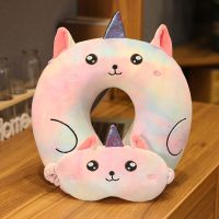 u型枕脖子靠枕记忆棉护枕旅行家居枕卡通学生白领午睡靠枕可拆洗