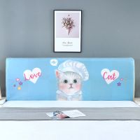 水晶绒弹力全包床头罩床头防尘保护套皮床头软包实木床头靠背套子