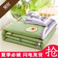 空调被夏凉被薄款双人可机洗春秋被芯单人学生宿舍薄被子夏被
